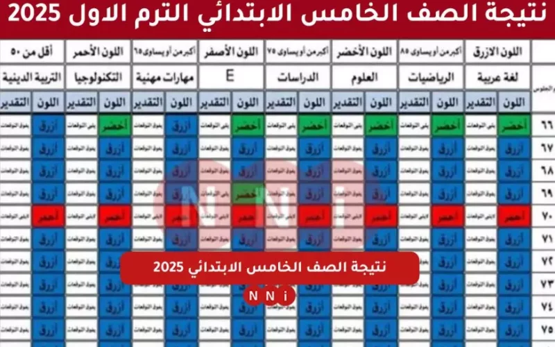 بوابه التعليم الاساسي eduserv.cairo.gov.eg نتيجة الصف الخامس الابتدائي بالاسم ورقم الجلوس 2025 – المحرر العربي